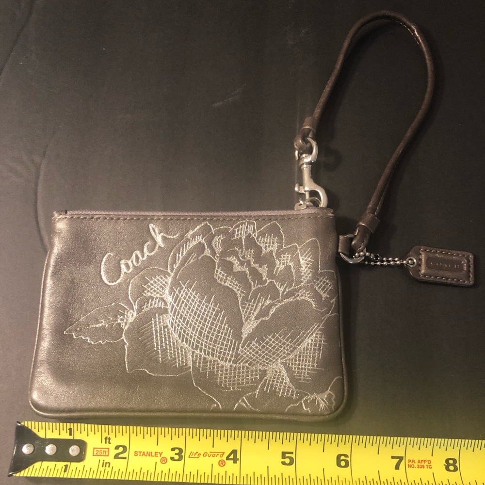 Silvery Purple Sweet Coach Wristlet